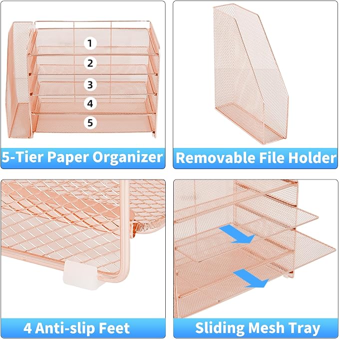OPNICE 5-Tier Paper Organizer - Image 6