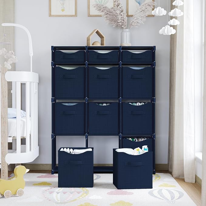 12 Cube Closet Organizers And Storage | Includes All Storage Cube Bins | Easy - Image 6