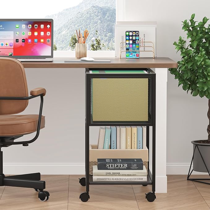 Sbanmao Rolling File Cart, Mobile File Cabinet - Image 8