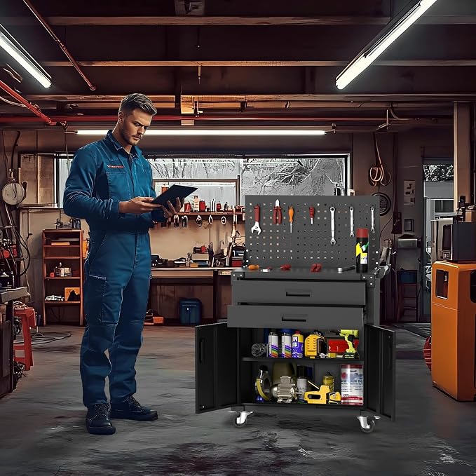 35” Heavy-Duty Rolling Tool Cabinet - Image 7
