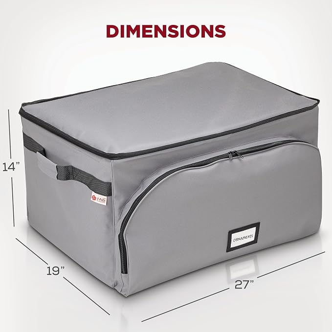 HOLDN’ STORAGE Premium Christmas Ornament Storage Box – Holds up to 72 4” - Image 7