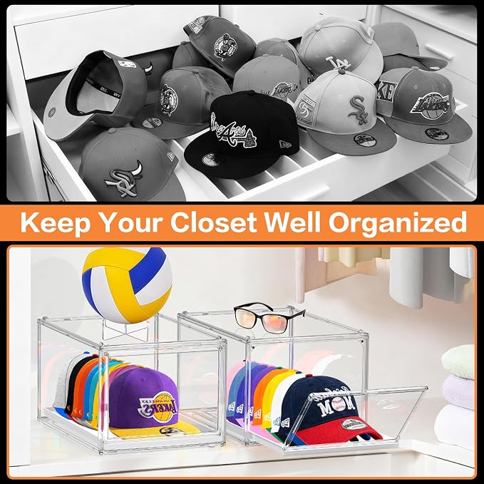 Hat Storage Box for Baseball Cap, - Image 8