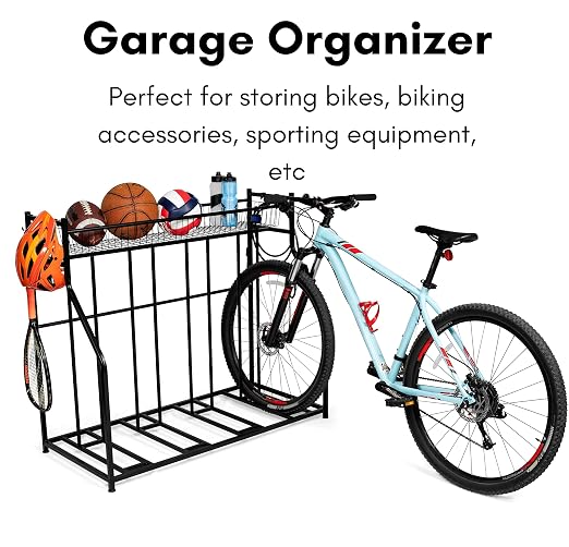 BIRDROCK HOME Bike Rack Garage Storage Floor Stand - Image 9