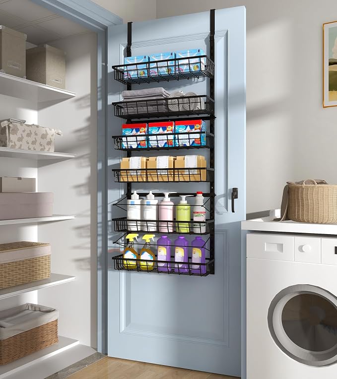 Mefirt Over The Door Pantry Organizer, Pantry Storage and Organization | 6-Tier - Image 8