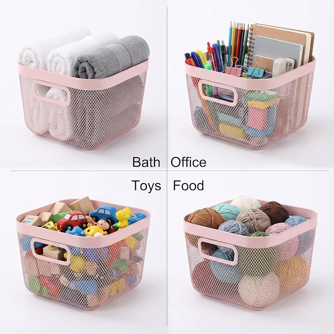 MorningRo 4 Pack Metal Mesh Basket - Image 6