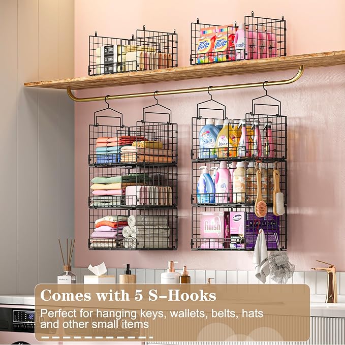 Sonyabecca 3-Tier Extra Large Closet Hanging Organizer - Image 7
