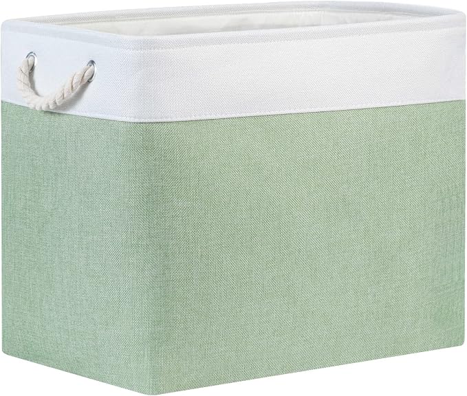 Bidtakay Large Storage Baskets for Nursery Toy Organizer Collapsible Organizing - Image 9