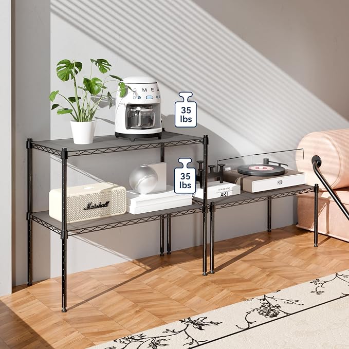 Whitmor 1 Tier Shelving Units, Wire Rack Storage Organizer - Image 5