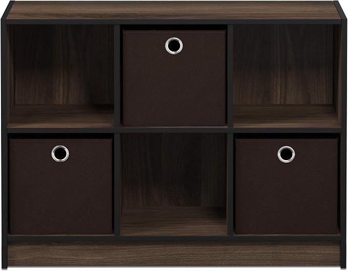 Furinno BASIC Book Shelf, 6-Cube Bookshelf - Image 6