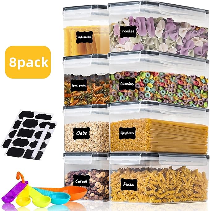 8 Pack Airtight Food Storage Containers - Image 6