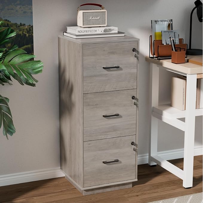 VINGLI 3 Drawer File Cabinet - Image 9