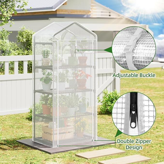 Superlele Mini Greenhouse, Plant Stand - Image 7