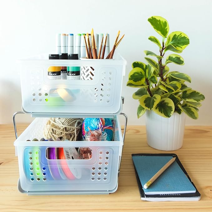 madesmart 2 Tier Organizer, Under Cabinet Storage - Image 8