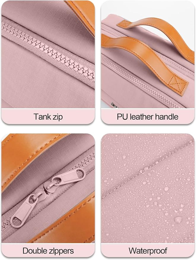 Women's Hanging Toiletry Bag, Waterproof Travel Cosmetic Organizer - Image 9