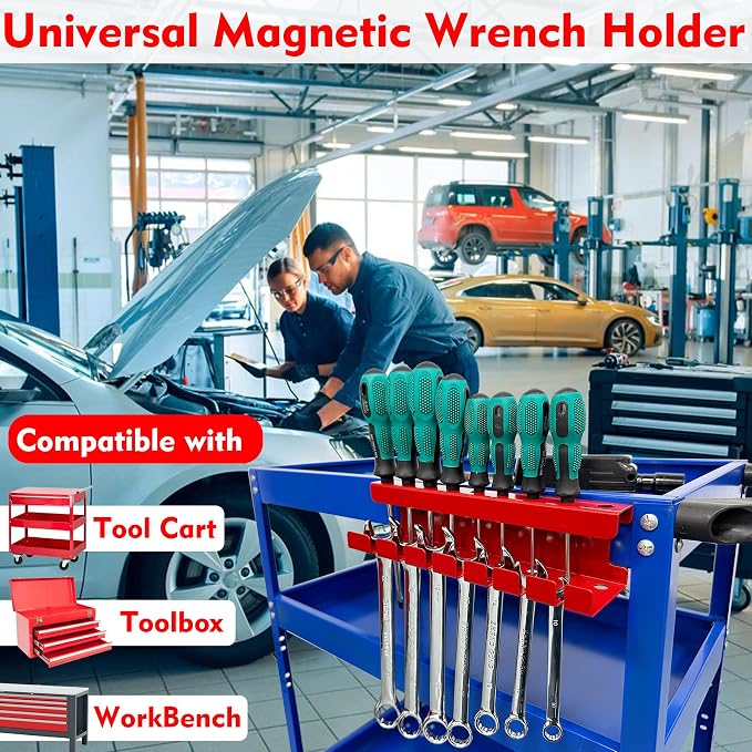 MUTUACTOR Magnetic Wrench Holder Heavy Duty, Anti-scratch Magnetic Mount - Image 6