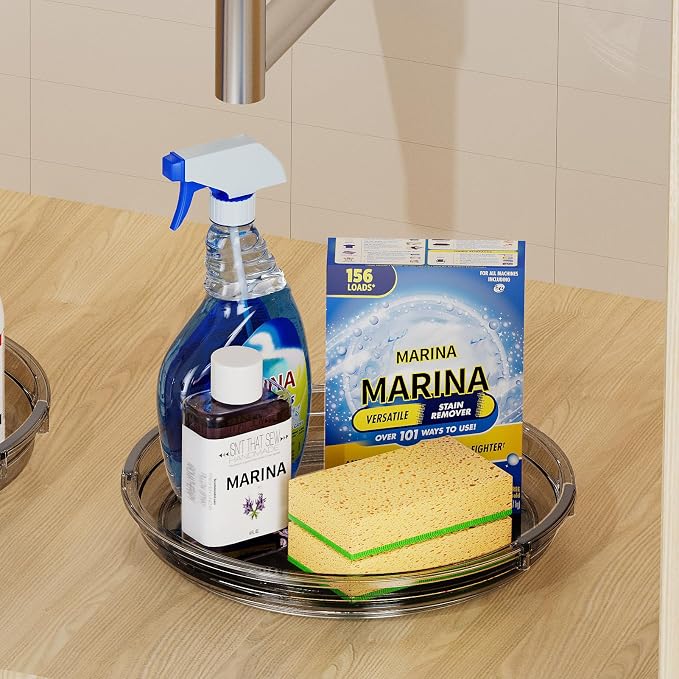 LAMU 2 Pack Lazy Susan Turntable Organizer - Image 8