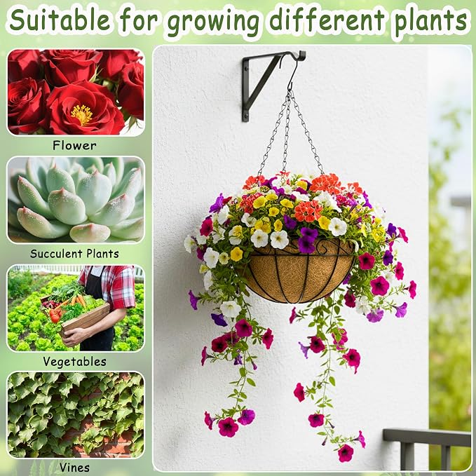 14 Inch Hanging Planters - Image 7
