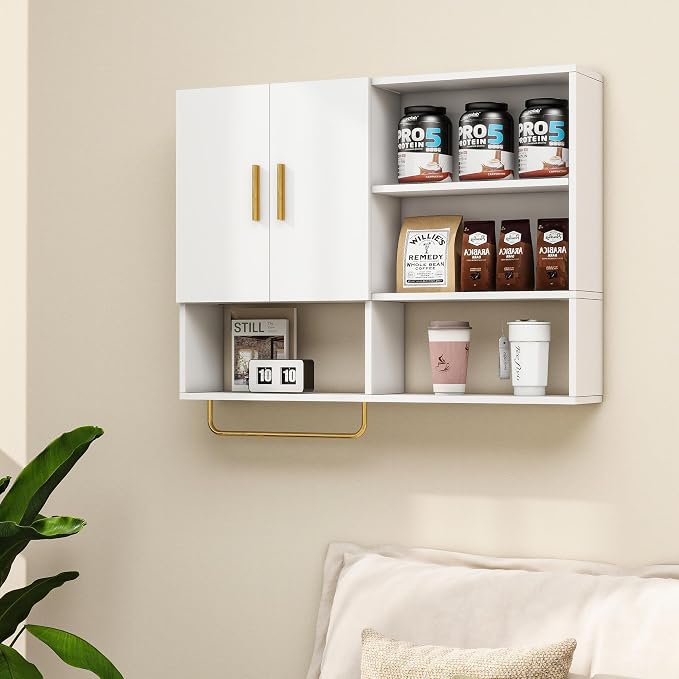 Bathroom Wall Cabinet Wood Large Wall Mounted Medicine Cabinet - Image 8