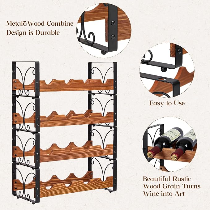X-cosrack Wine Rack Freestanding Floor - Image 9