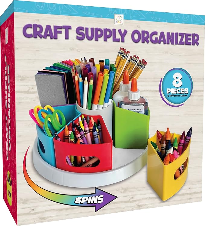 Hapinest Rotating Art Supply Organizer - Image 7