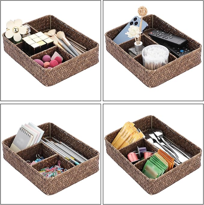 BTSKY Desk Drawer Organizer Tray, Coffee Station Organizer Tea Bag Organizer - Image 7