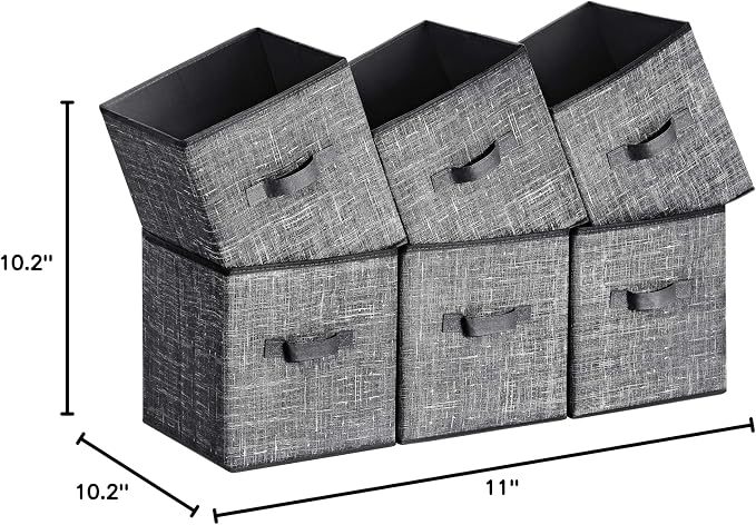 SONGMICS Storage Cubes, 11-Inch Non-Woven Fabric Bins - Image 2
