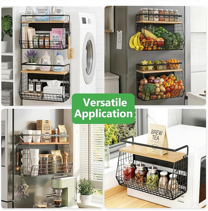 2 Pack Magnetic Spice Storage Rack Organizer - Image 8