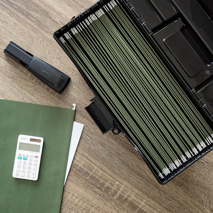 IRIS USA Slim Portable File Box Organizer - Image 7