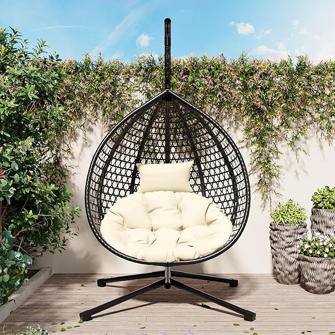 SOFTSEA Outdoor Wicker Egg Chair - Image 9