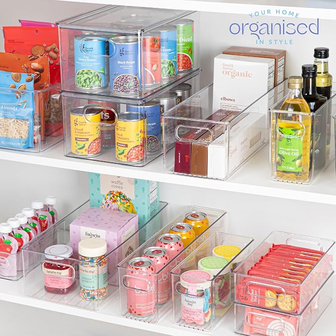 primebox Plastic Food Storage 4 Pack Clear Container Bin - Image 7