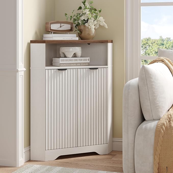 Vabches Corner Cabinet, Corner Bathroom Cabinet - Image 9