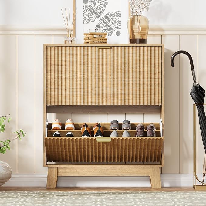 HUANLEGO Shoe Cabinet Storage for Entryway - Image 7
