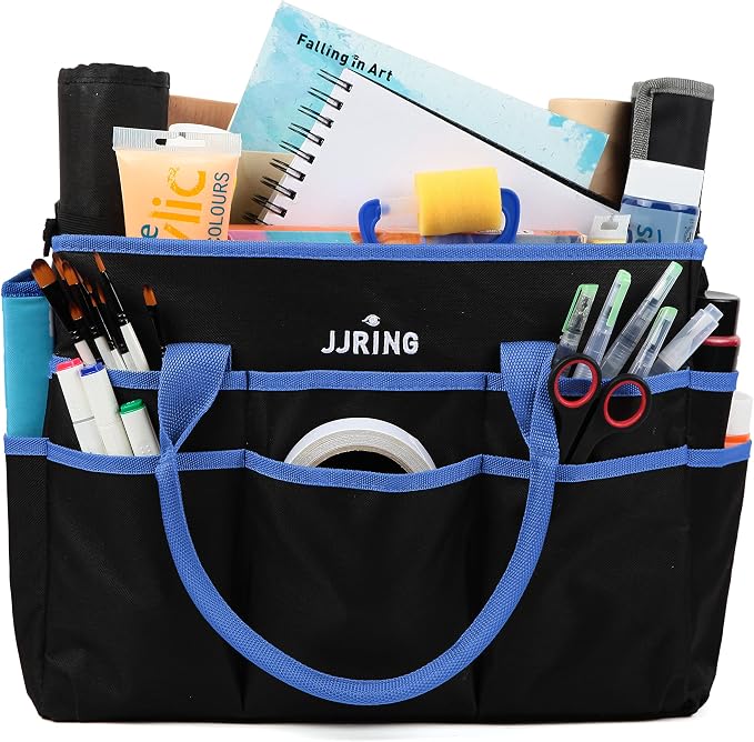 Large Multi-Functional Carrying Bag, 600D Nylon Artist Tote Bag - Image 9