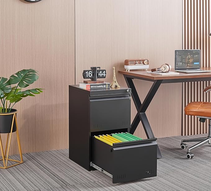 Guizeeopo 2 Drawer File Cabinet - Image 9