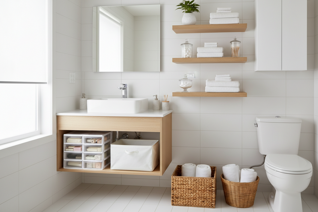 Bathroom Storage Ideas to Reduce Clutter