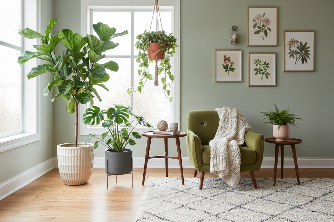 Bringing Life Indoors: How Indoor Plants, Planters & Side Tables Create Inviting Spaces