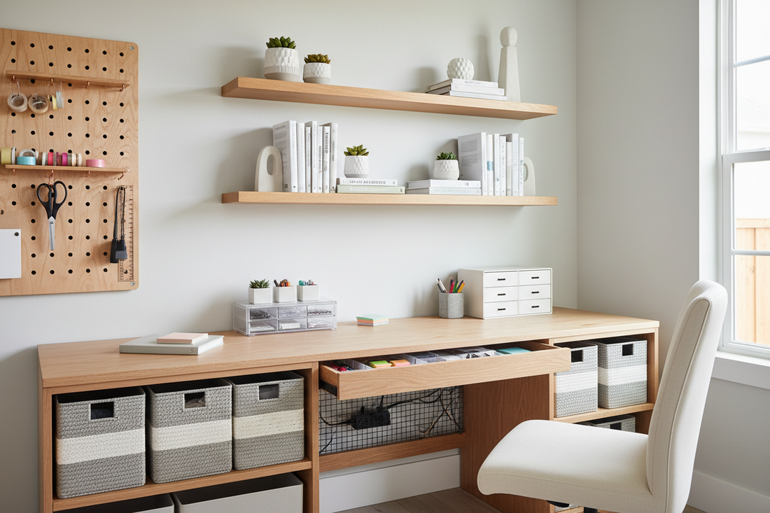 How to Organize Your Home Office With Smart Storage