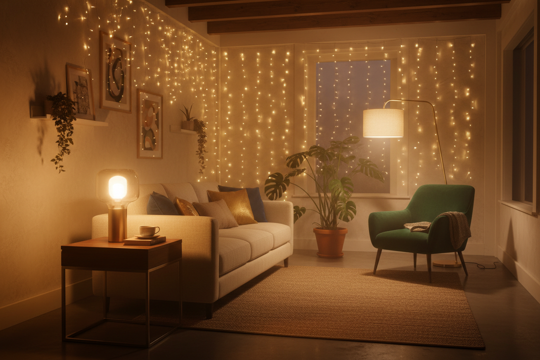 Mood Lighting Moments: Table Lamps, Floor Lamps & String Lights for Every Space