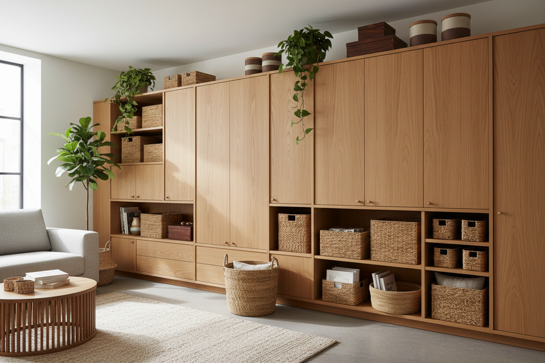 Smart Storage Living: Cabinets, Baskets & Functional Beauty