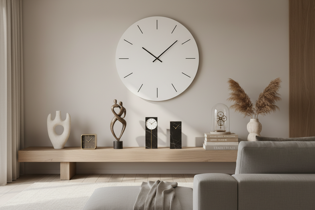Timeless Touches: Styling Your Home with Decorative Clocks & Sculptural Accents
