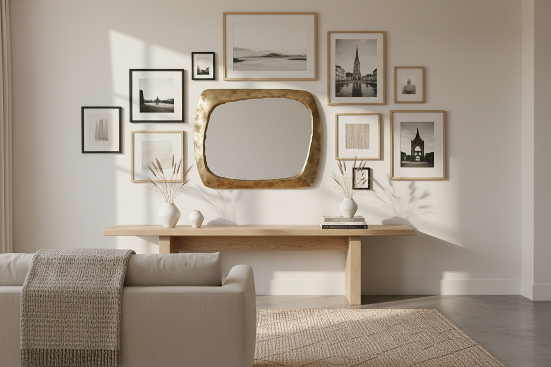 Walls That Speak: Elevating Spaces with Mirrors & Artful Displays