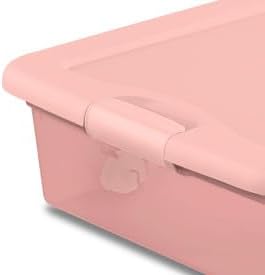 Sterilite 12 Pack Wheeled Under Bed Storage Container, 56 Qt Plastic Bin - Image 7