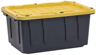 17 Gallon Storage Bin Heavy Duty Stackable Storage Tote by Unknown