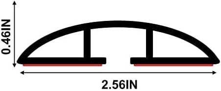 20Ft Floor Cord Cover Brown Silicone Cable Protector Easy to Install Wire - Image 5