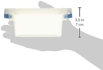 STERILITE Mini Clip Box Clear Base & Lid Aquarium Blue Latches - Image 5