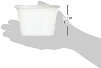 EDI D16050 16 oz Plastic Deli Food Storage Containers - Image 3