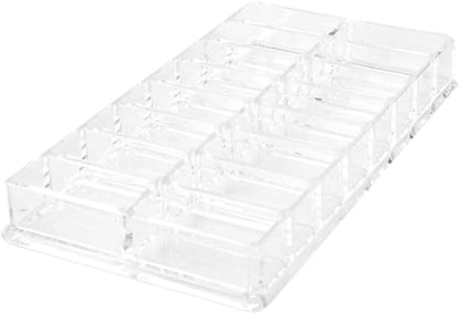 Acrylic Eyeshadow Makeup Organizer 16 Space Cosmetic Storage Container Clean - Image 7