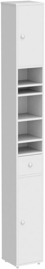 SoBuy Narrow Bathroom Storage Cabinet, 7.8 x 7.8 x 70.8 in, Slim Storage - Image 7