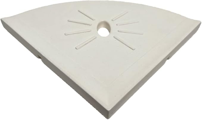 Tenedos Resin Decor 8 inch Corner Bathroom Shower Shelf Tile Flatback Wall - Image 6
