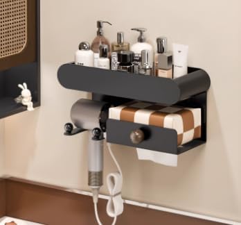 Universal Hair Dryer Holder, Hair Tool Organizer by Unknown